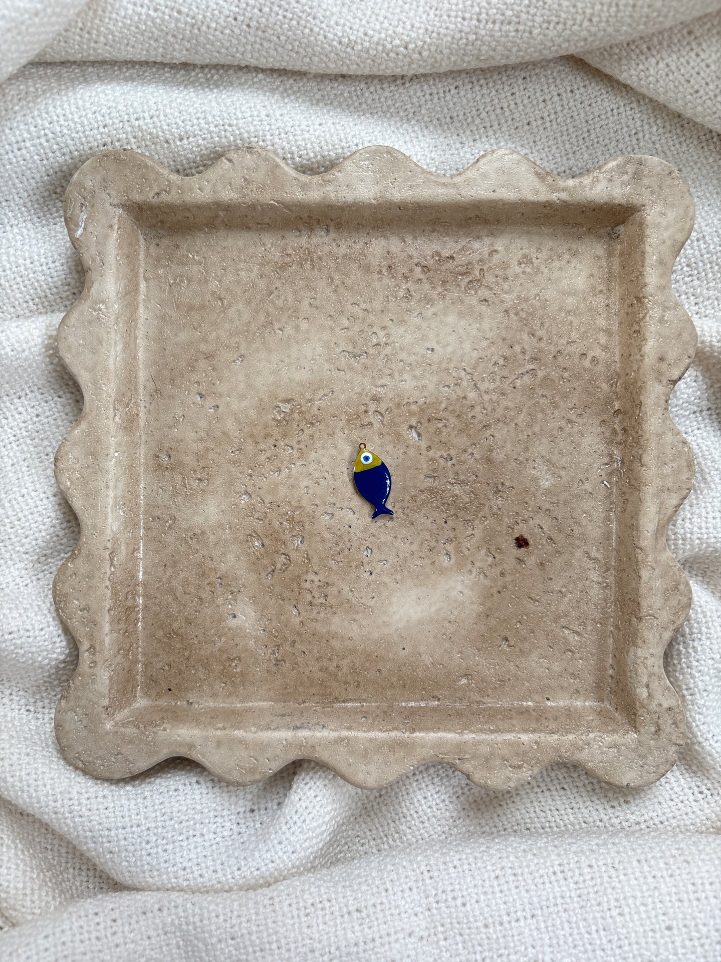 pendentif poisson bleu