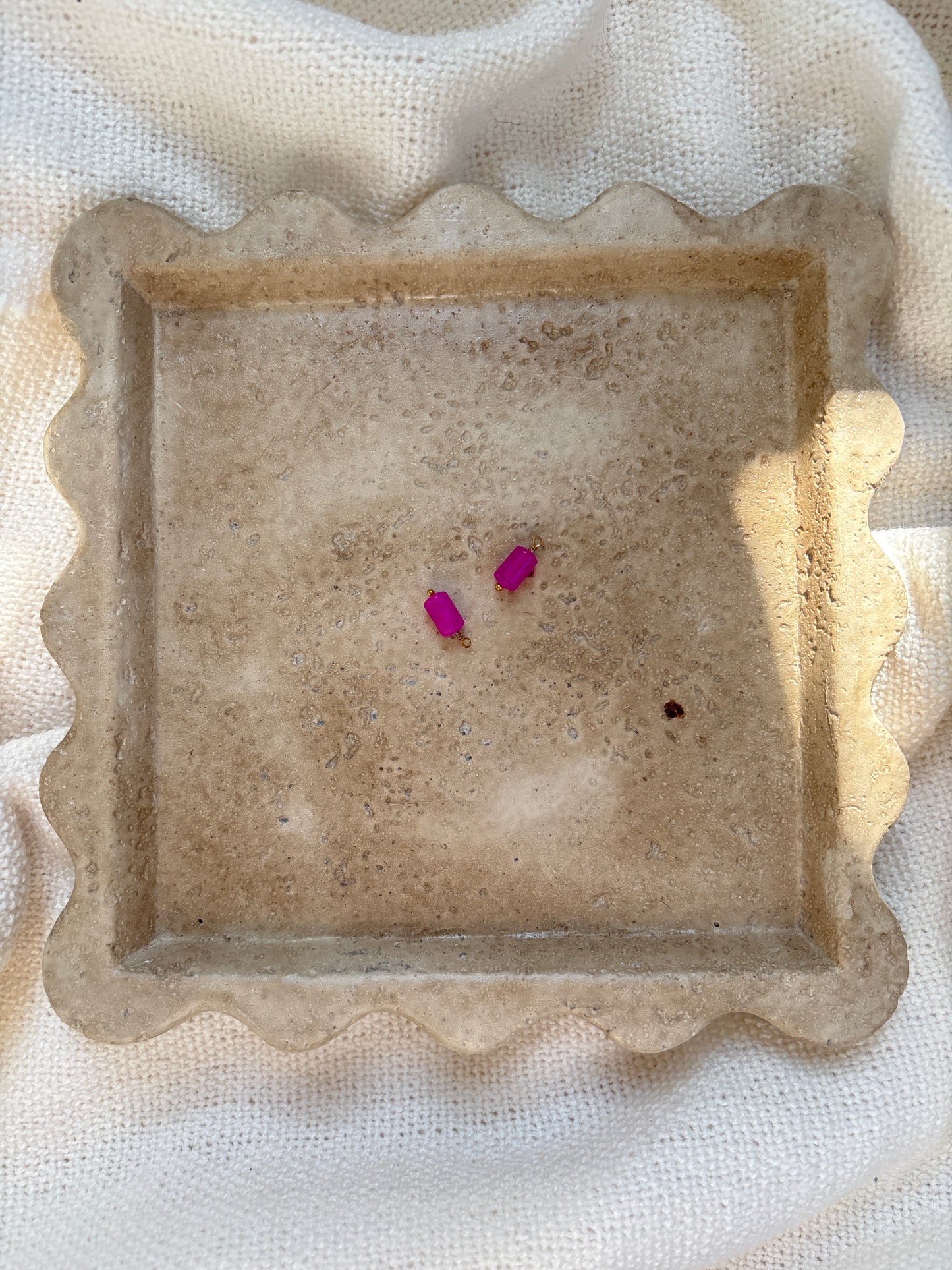 pendentif pierre fushia