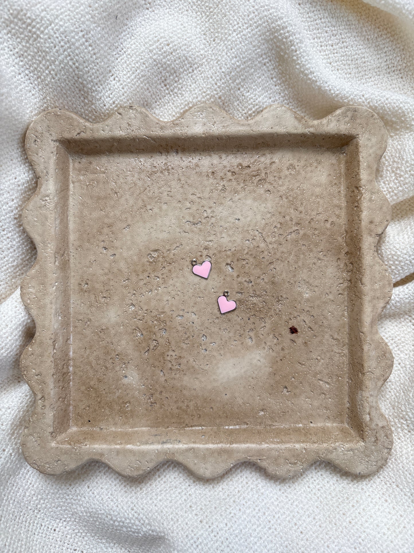 Pendentif cœur rose