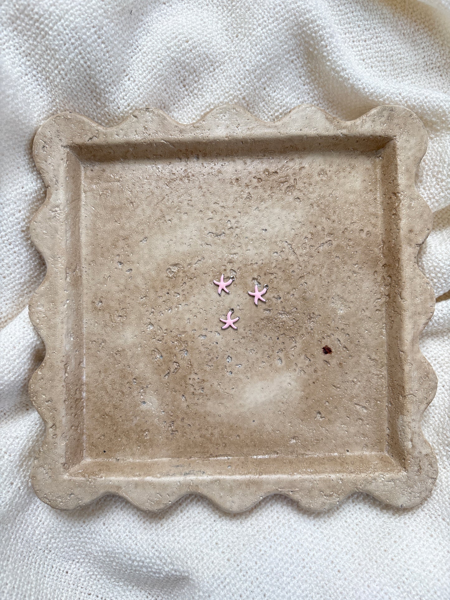 Pendentif étoile de mer rose