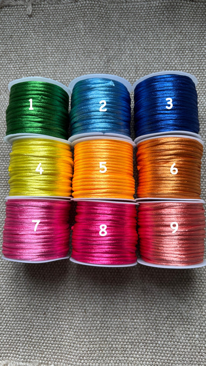 Cordon maille marine