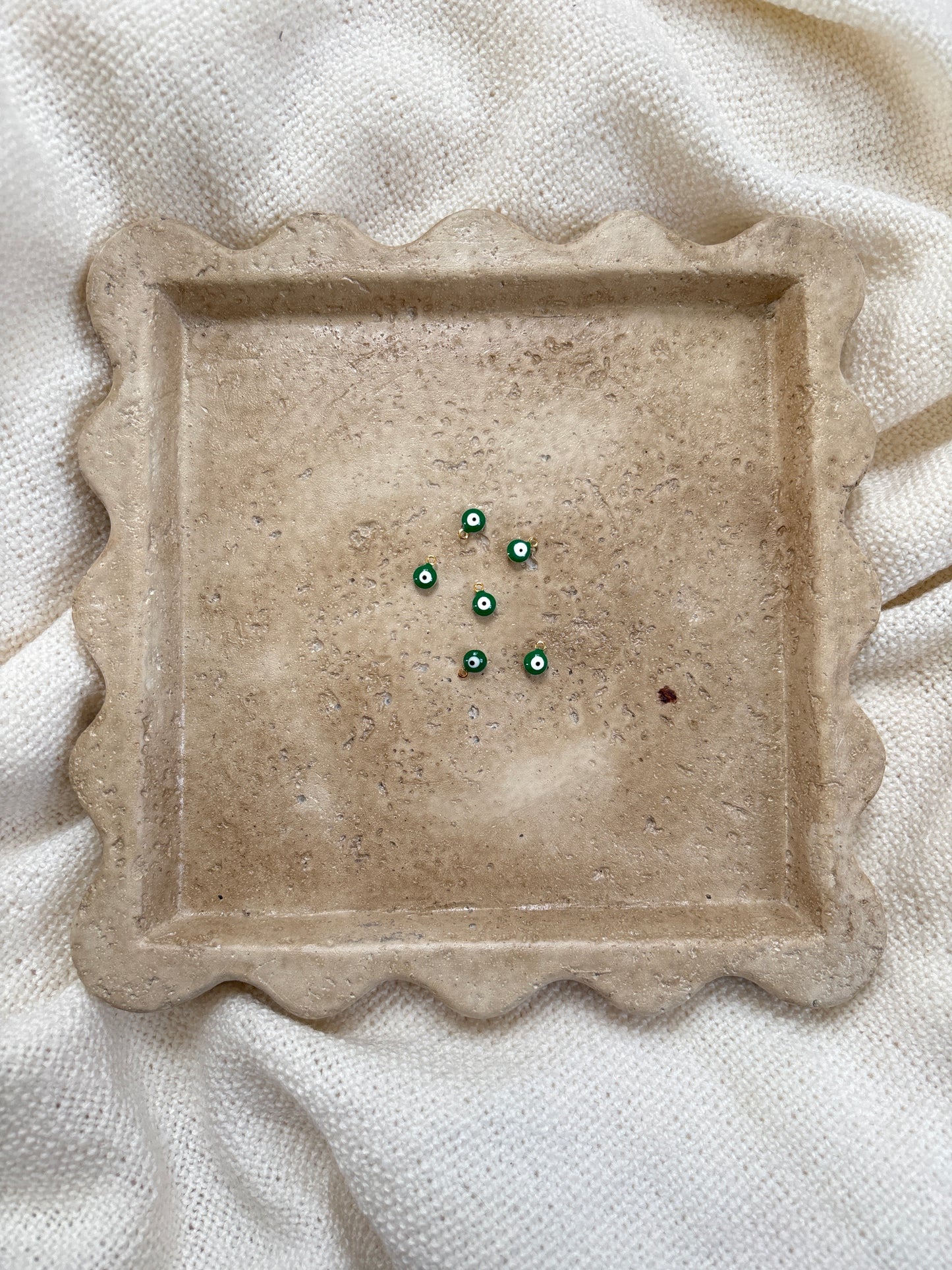 Pendentif œil vert
