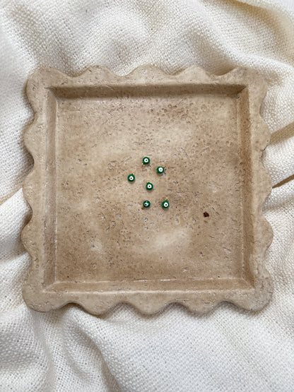 Pendentif œil vert