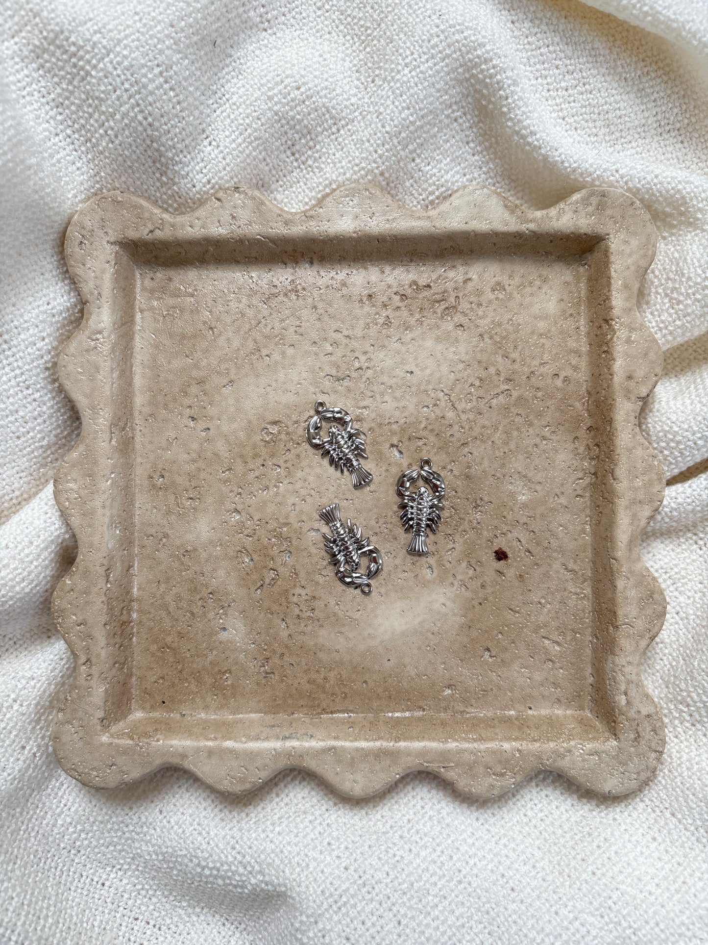 pendentif homard argent