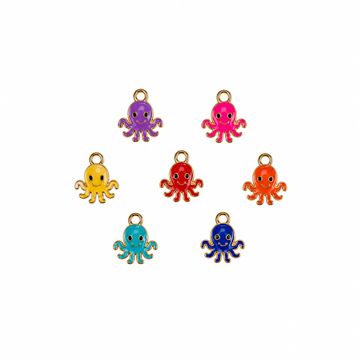 pendentif pieuvre couleur