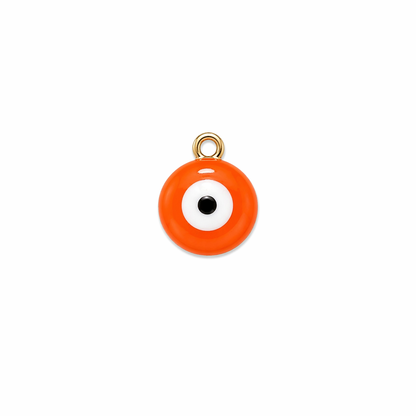 Pendentif œil orange
