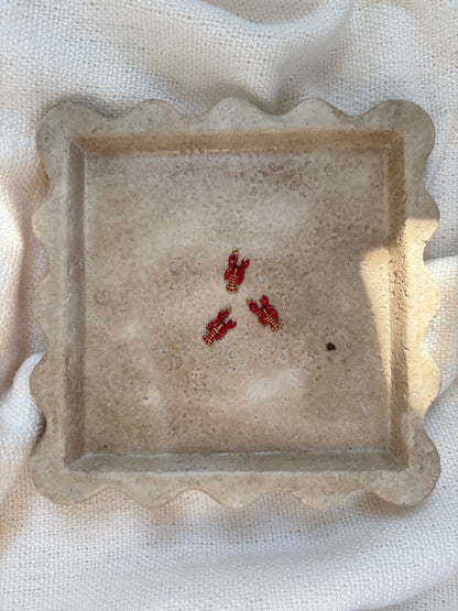 pendentif homard rouge