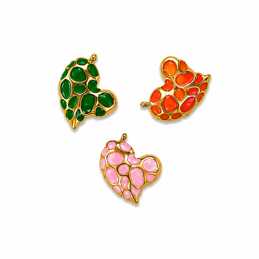 pendentif bulle de cœur