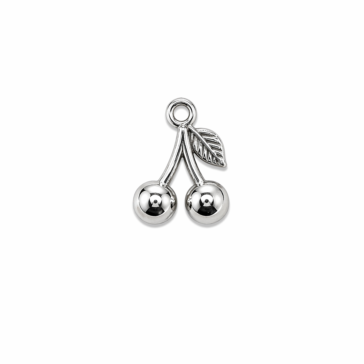 pendentif cerise argent