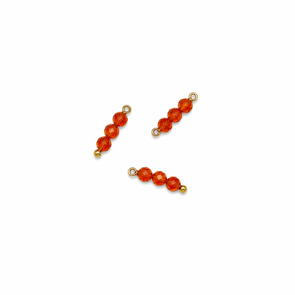 pendentif perle orange