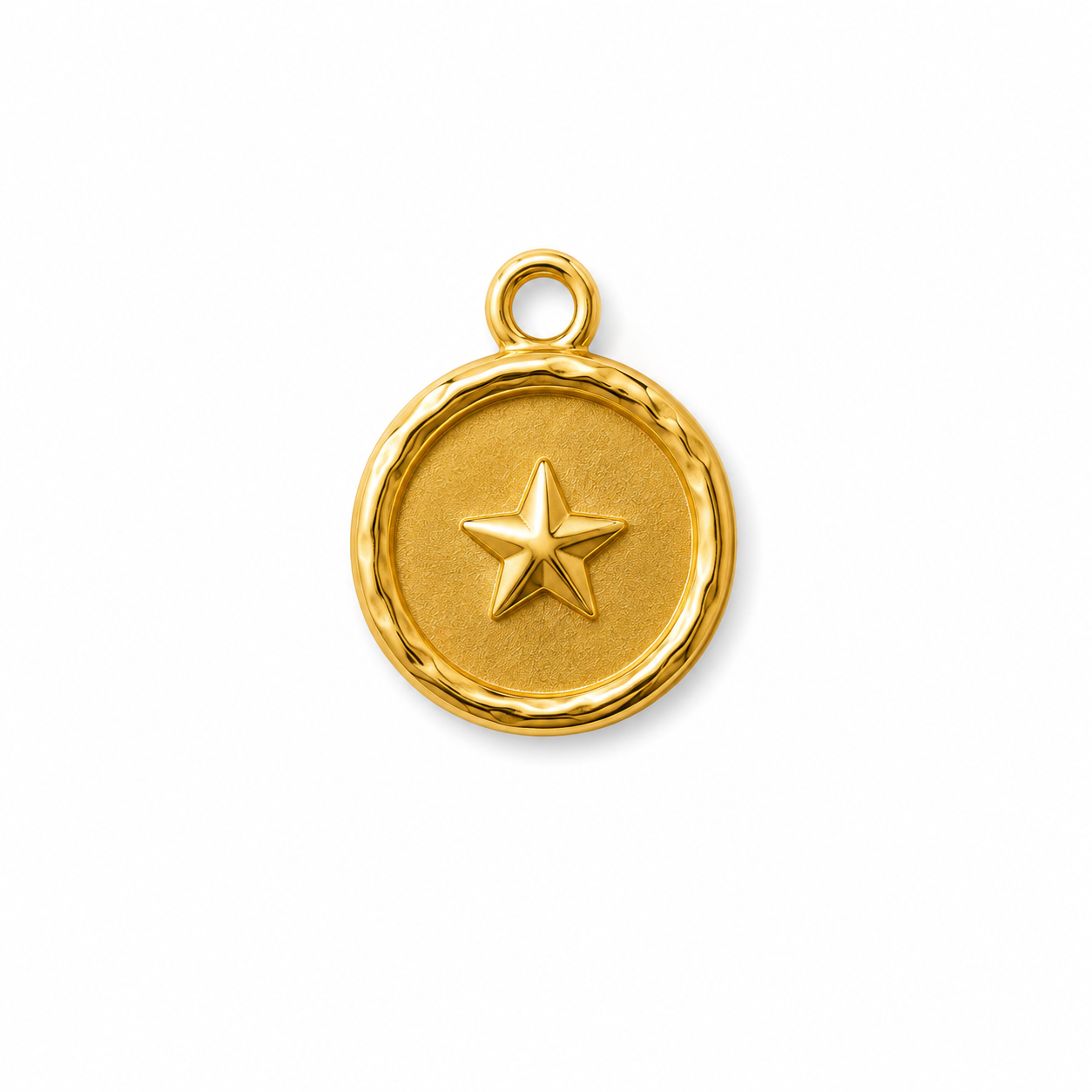 pendentif rond étoile