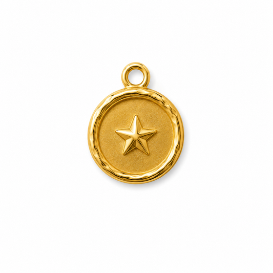 pendentif rond étoile