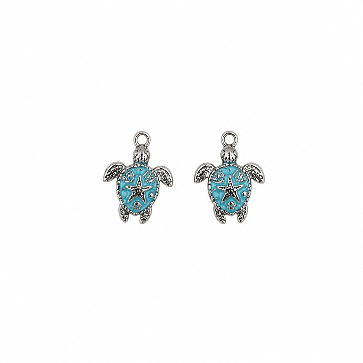 pendentif tortue argent