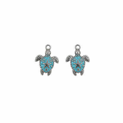 pendentif tortue argent