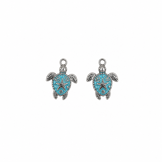 pendentif tortue argent