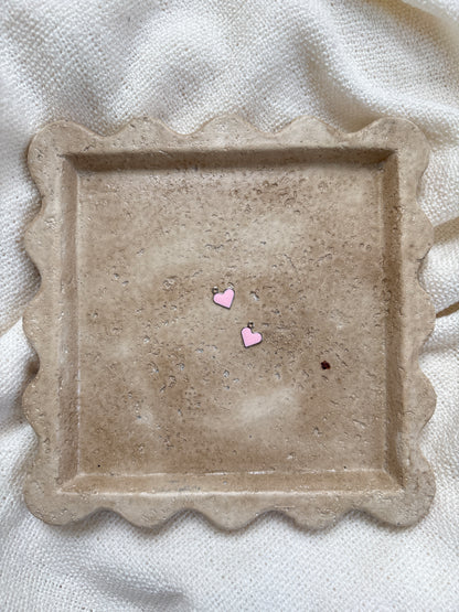 Pendentif cœur rose