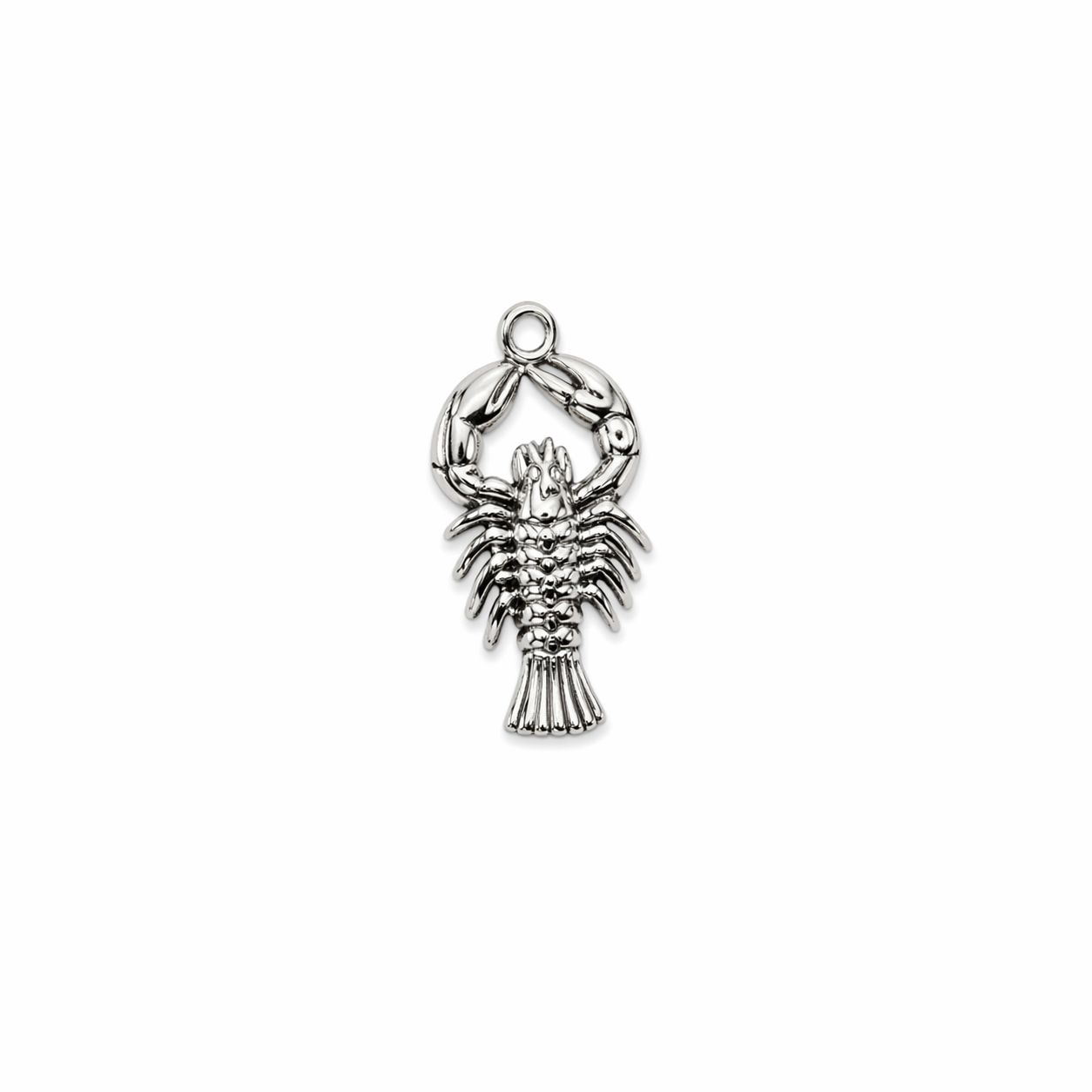 pendentif homard argent