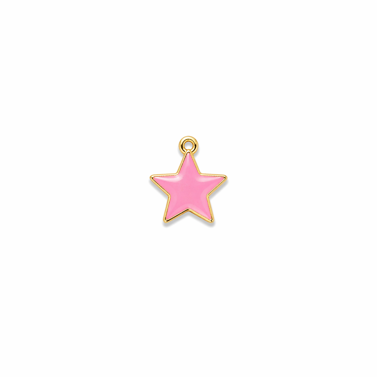pendentif étoile rose
