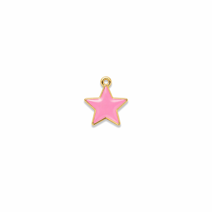 pendentif étoile rose
