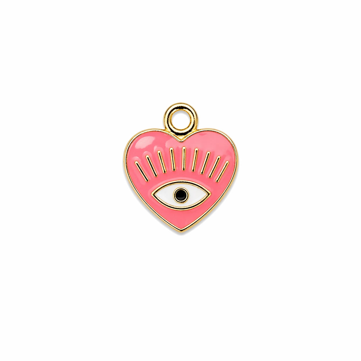 Pendentif cœur œil