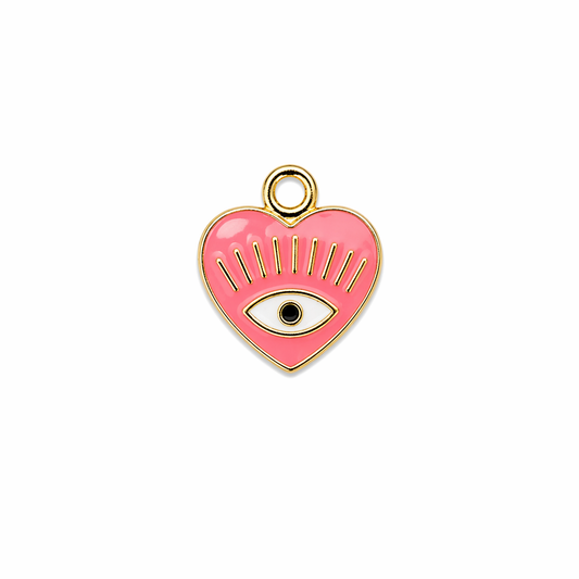 Pendentif cœur œil