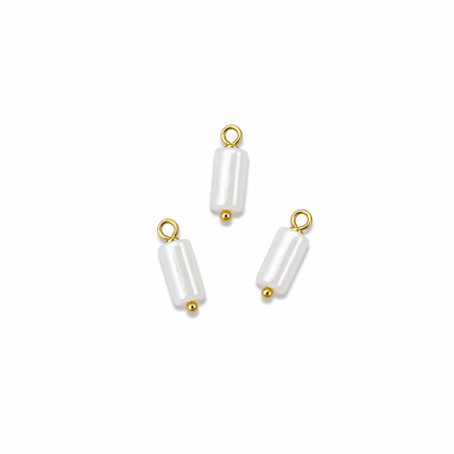 pendentif perle blanche