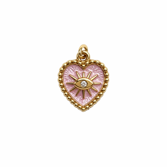 pendentif cœur œil