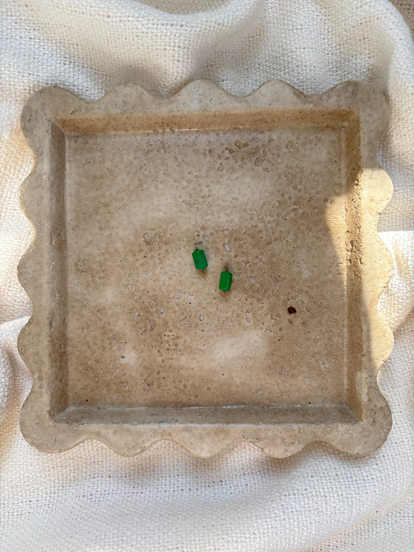pendentif pierre verte