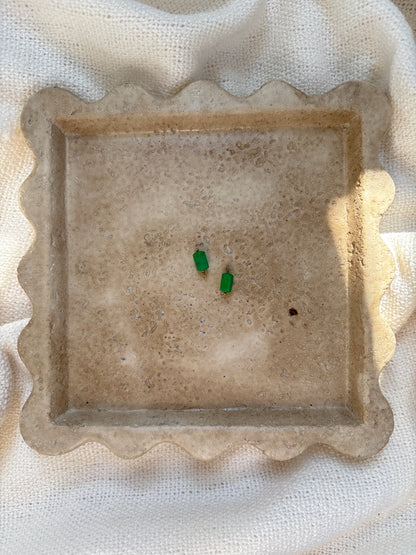 pendentif pierre verte