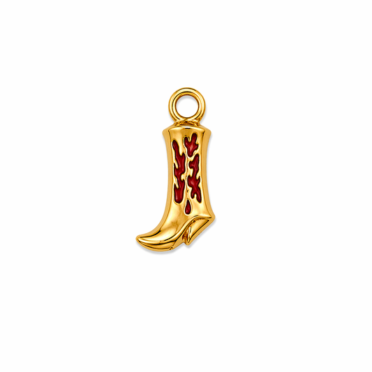 pendentif santiag rouge