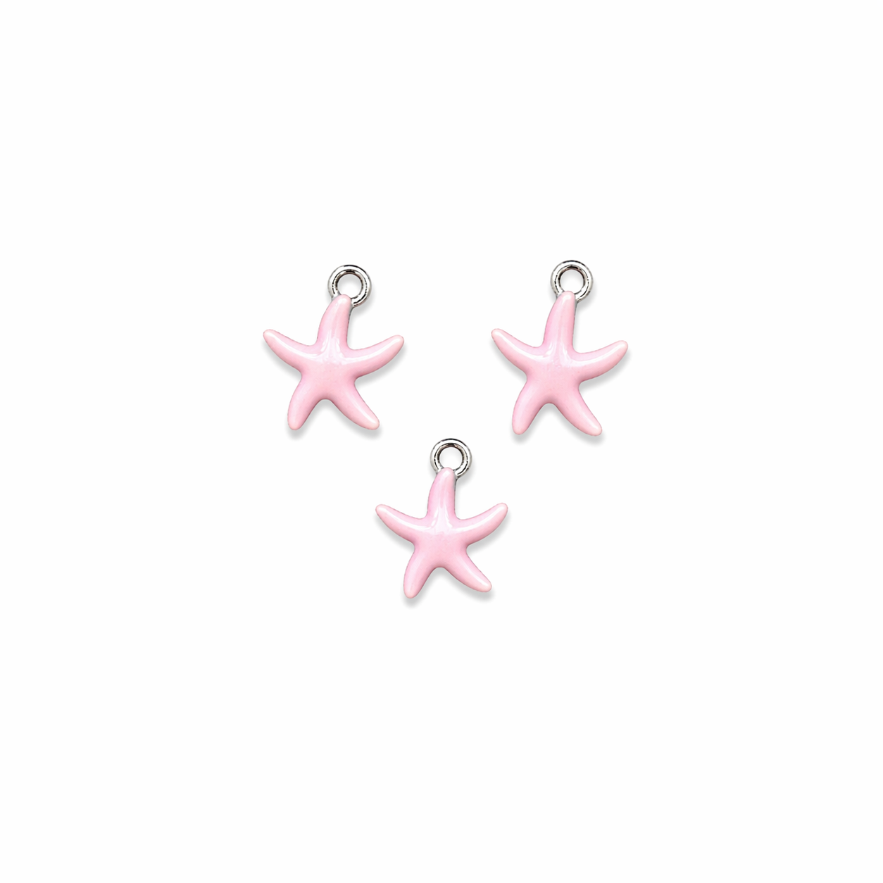 Pendentif étoile de mer rose