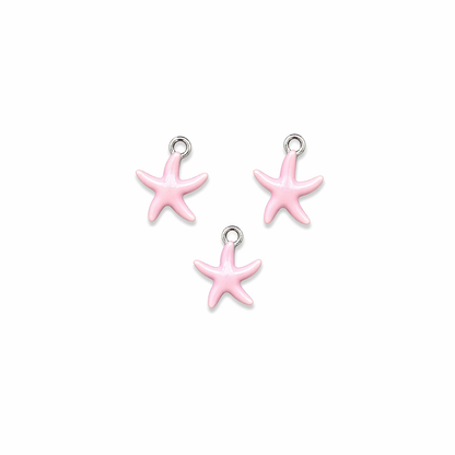 Pendentif étoile de mer rose