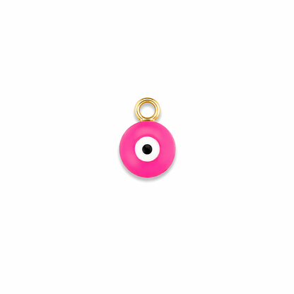 Pendentif œil rose