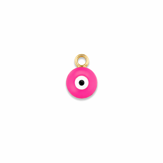 Pendentif œil rose
