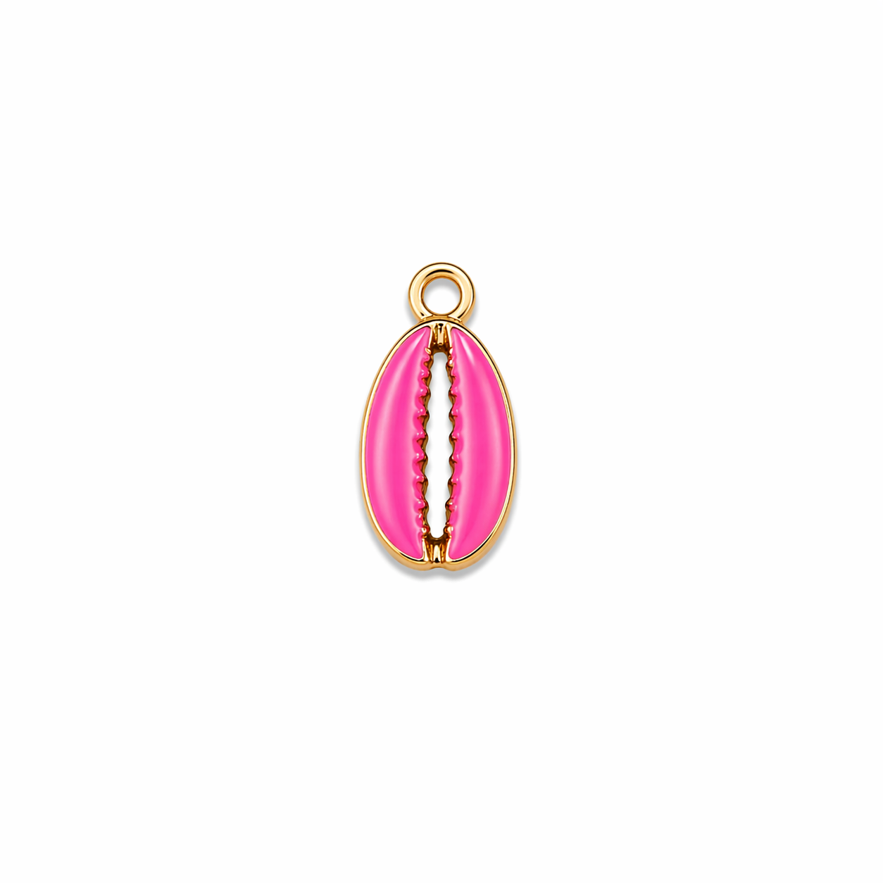 Pendentif coquillage rose