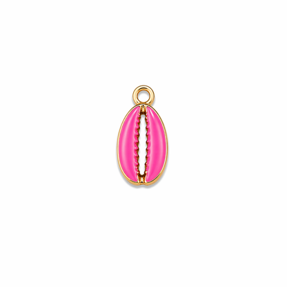 Pendentif coquillage rose