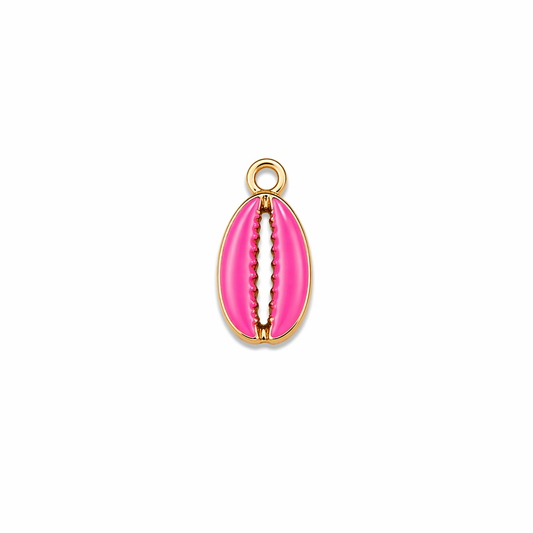 Pendentif coquillage rose