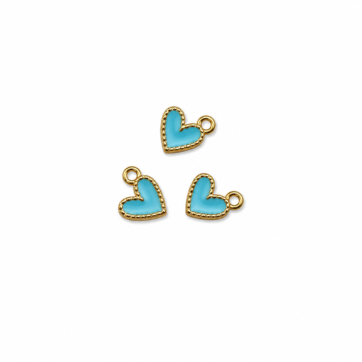 Pendentif cœur bleu