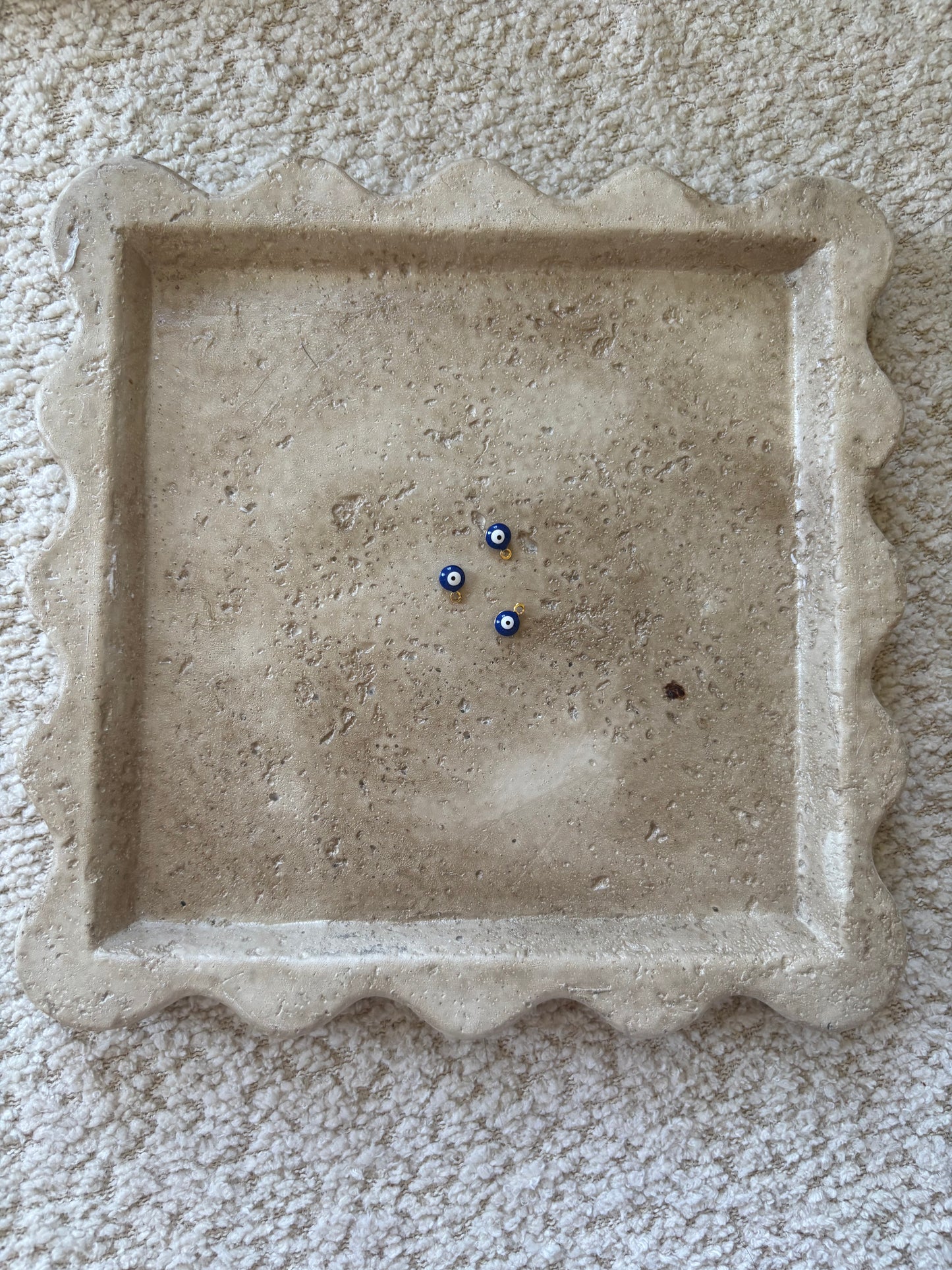 pendentif œil bleu électrique