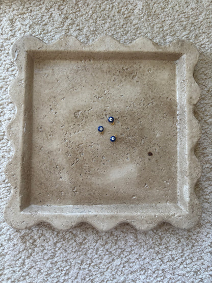 pendentif œil bleu électrique
